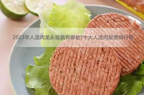 2023年人造肉龙头股票有哪些?十大人造肉股票排行榜